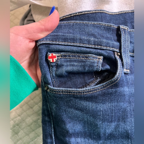 HUDSON 26 Short dark wash denim jeans - Picture 4 of 7